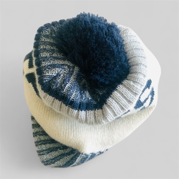 New England Patriots NFL Pom Pom Beanie Skull Cap Hat Embroidered NE Adults - Picture 5 of 13